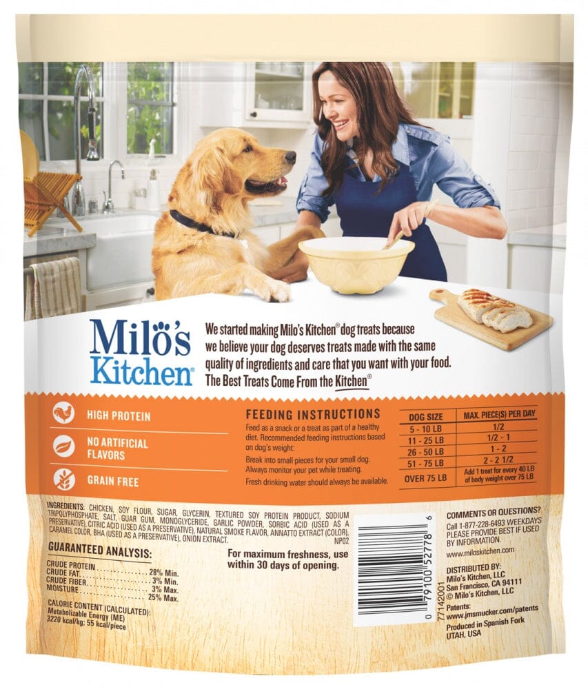 Milo's Kitchen Chicken Jerky Dog Treats  