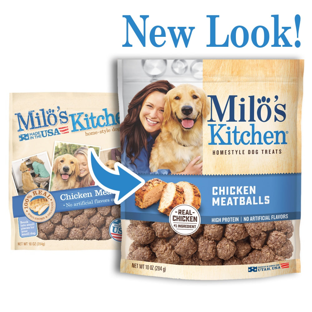 Milo's Kitchen Chicken Meatballs Dog Treats  