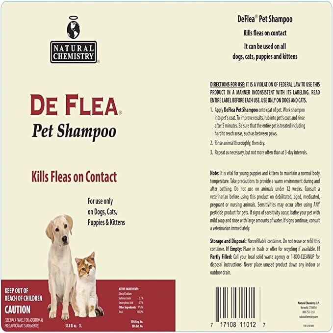 Miracle Care De Flea and Tick Dog Shampoo - 32 Oz  