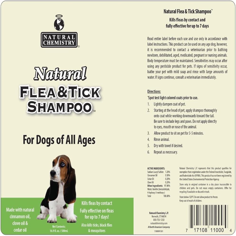 Miracle Care Flea & Tick Shampoo for Dogs - 16 Oz  