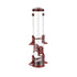 More Birds Tube Finch Seed Tubed Wild Bird Feeder - Maroon - 2.8 Lbs Cap  