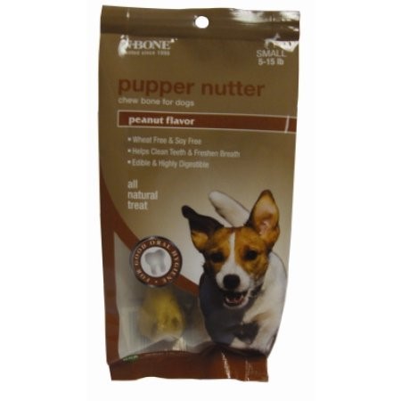 N-Bone PUPPERNUT Dog Bone - Small - 1.8 Oz - 2 Pack  