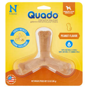 N-Bone QUADO USA Peanut Butter Dog Bone Treat - Medium