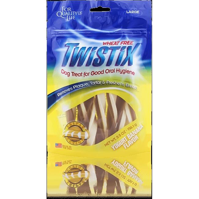 N-Bone Twistix Yogurt Chewy Dog Treats - Small - 5.5 Oz  