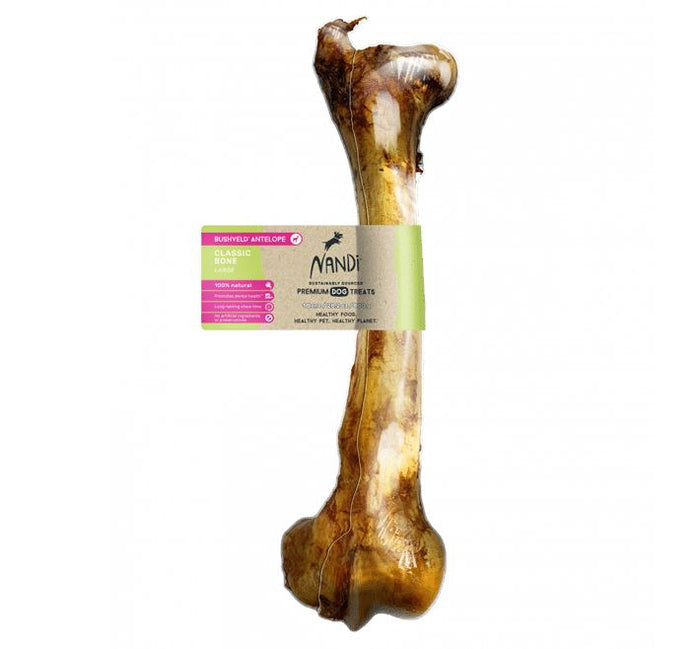 Nandi Bushveld Antelope Bone Medium Natural Dog Treats