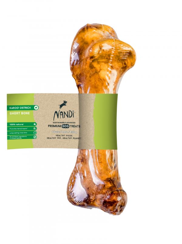Nandi Karoo Ostrich Foot Bone - 4 Piece Natural Dog Treats