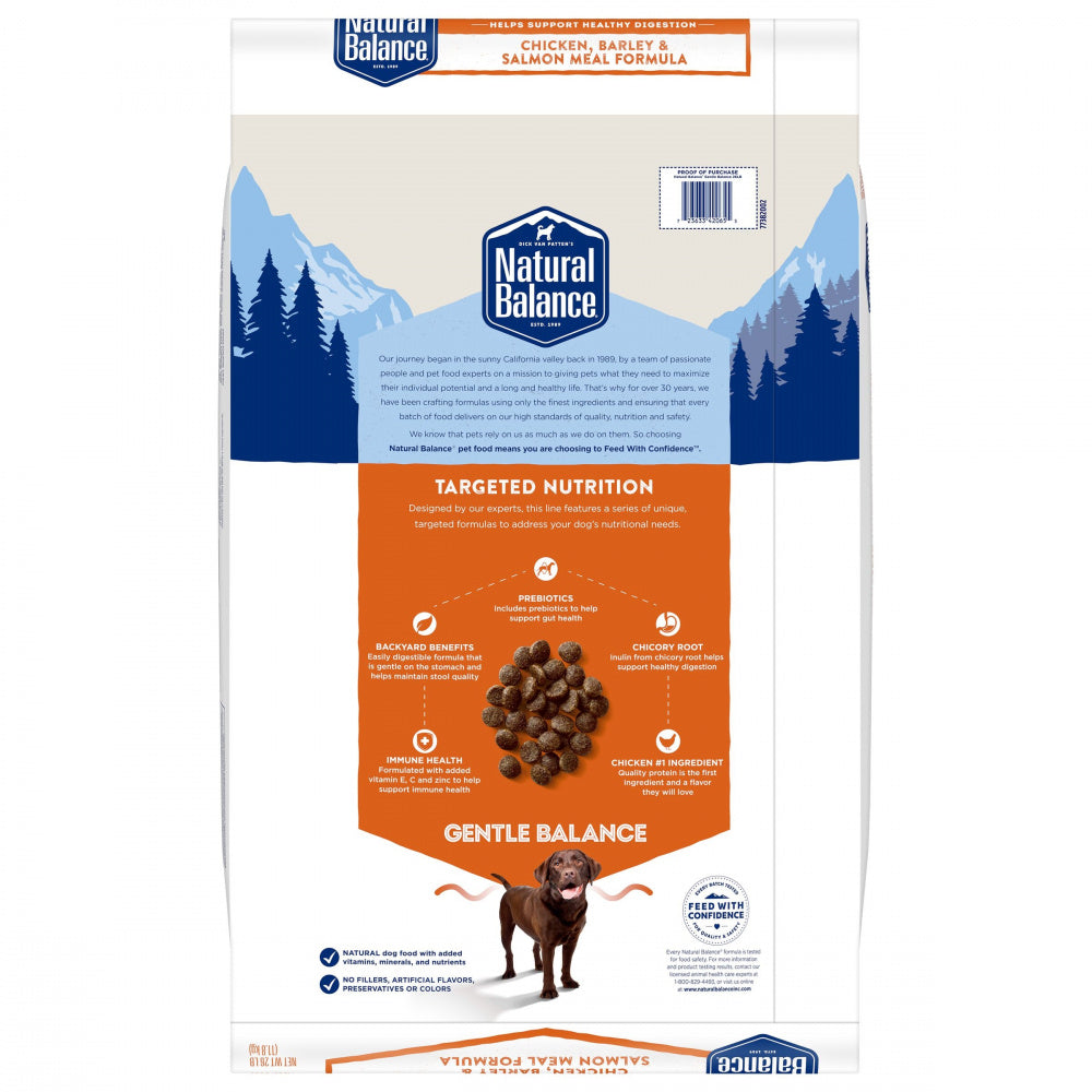 Natural Balance Gentle Balance Chicken, Barley, & Salmon Meal Formula Dry Dog Food  