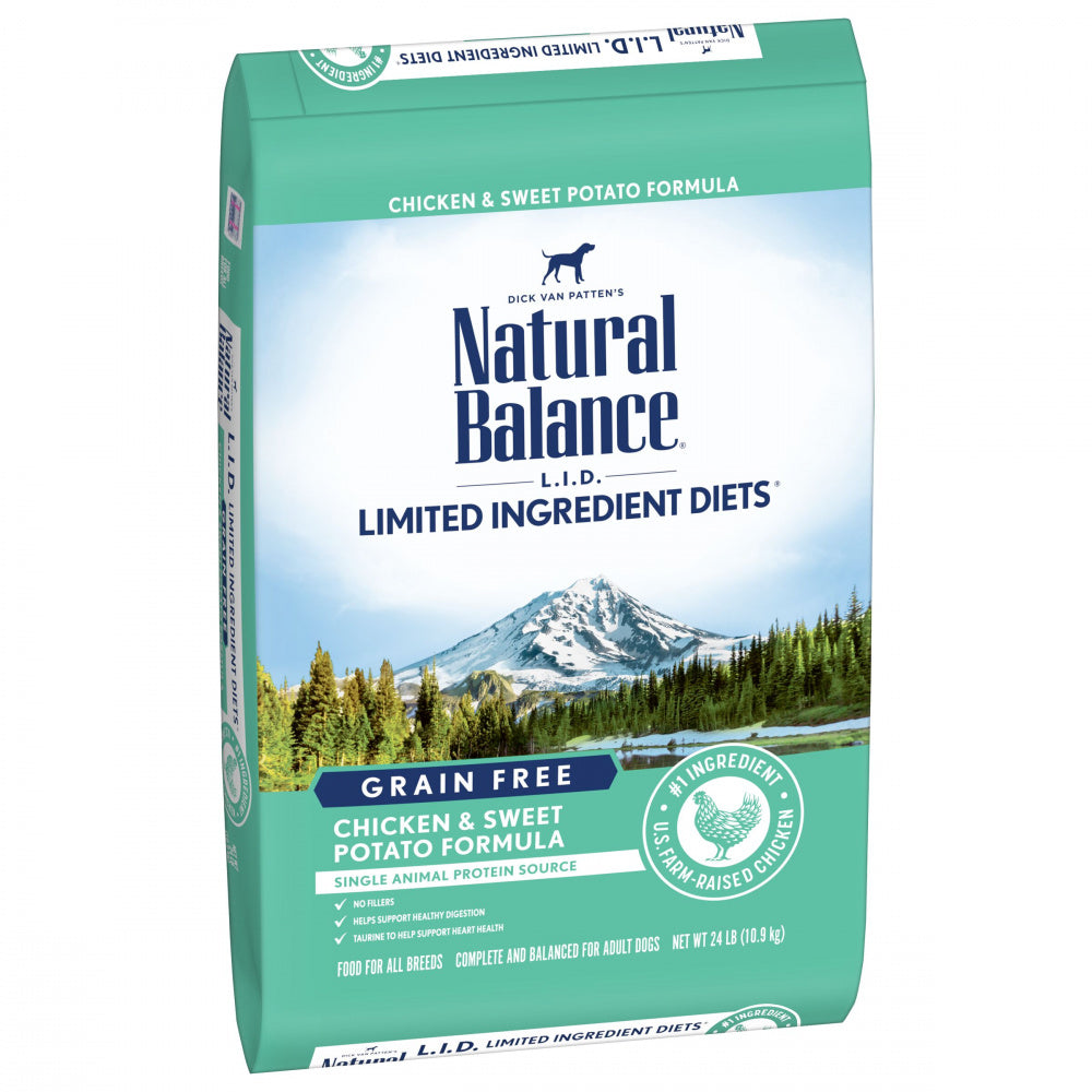 Natural Balance L.I.D. Limited Ingredient Diets Adult Grain Free Sweet Potato & Chicken Dry Dog Food  