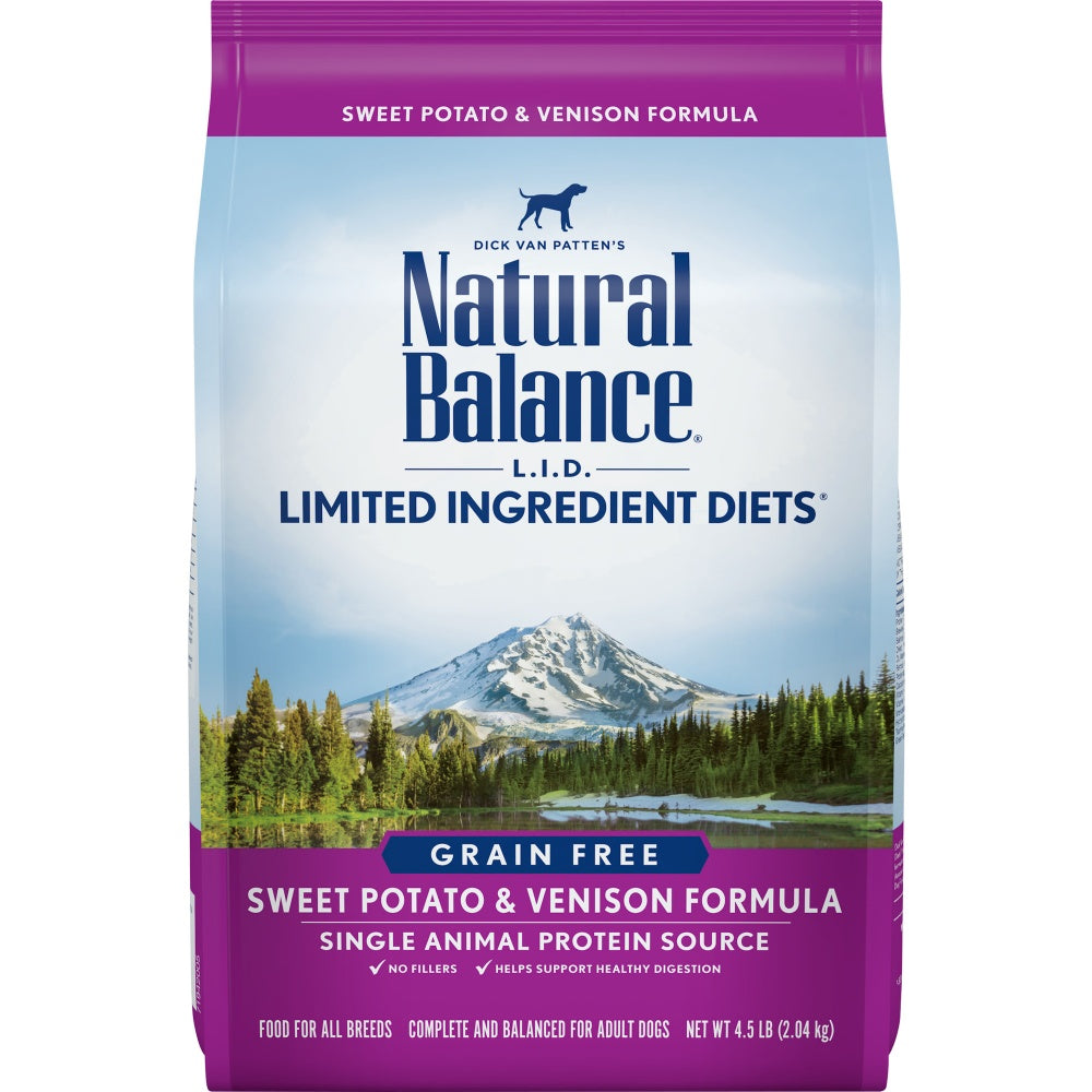 Natural Balance L.I.D. Limited Ingredient Diets Adult Maintenance Sweet Potato & Venison Dry Dog Food  