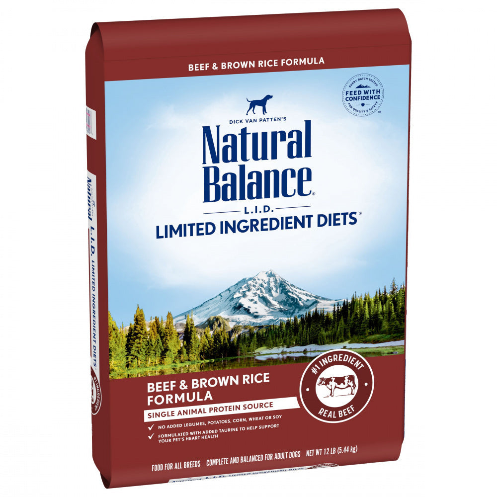 Natural Balance L.I.D. Limited Ingredient Diets Beef & Brown Rice Formula Dry Dog Food  