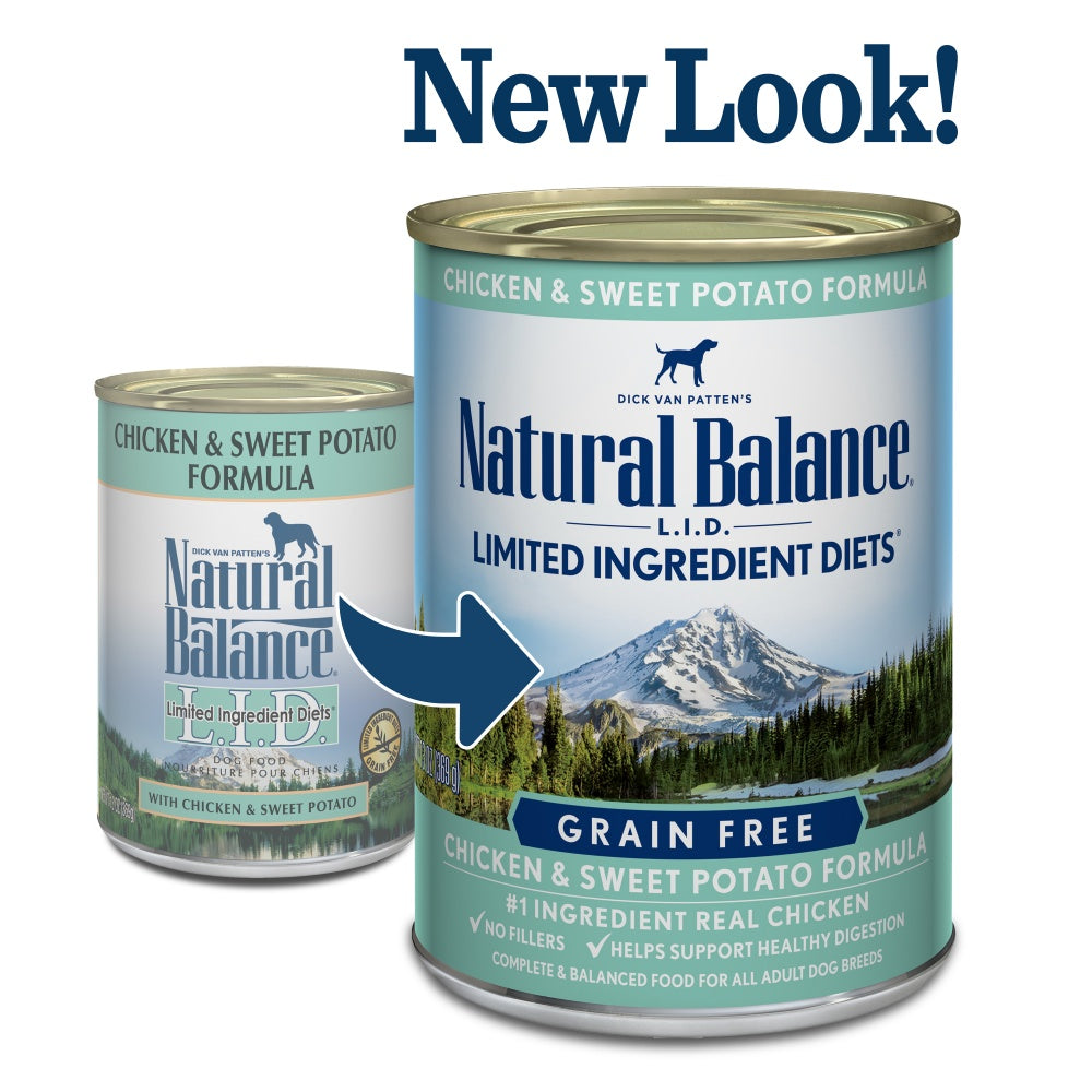 Natural Balance L.I.D. Limited Ingredient Diets Chicken and Sweet Potato Formula Canned Dog Food  