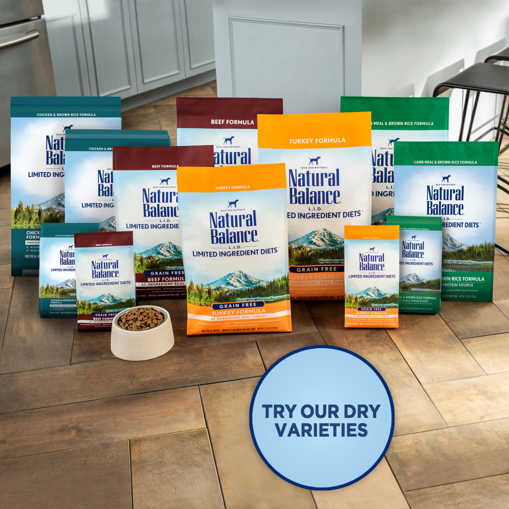 Natural Balance L.I.D. Limited Ingredient Diets Duck & Brown Rice Formula Dry Dog Food  