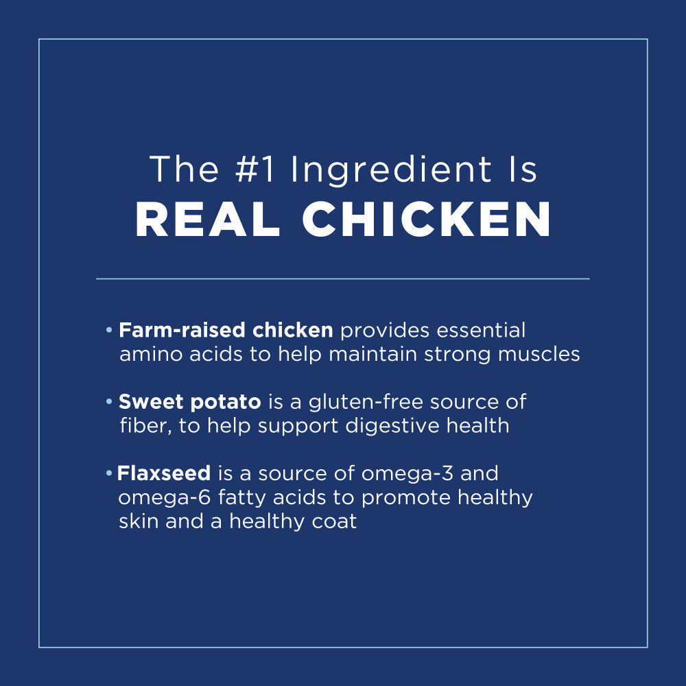 Natural Balance L.I.D. Limited Ingredient Diets Grain Free Adult Sweet Potato & Chicken Small Breed Bites Dry Dog Food  