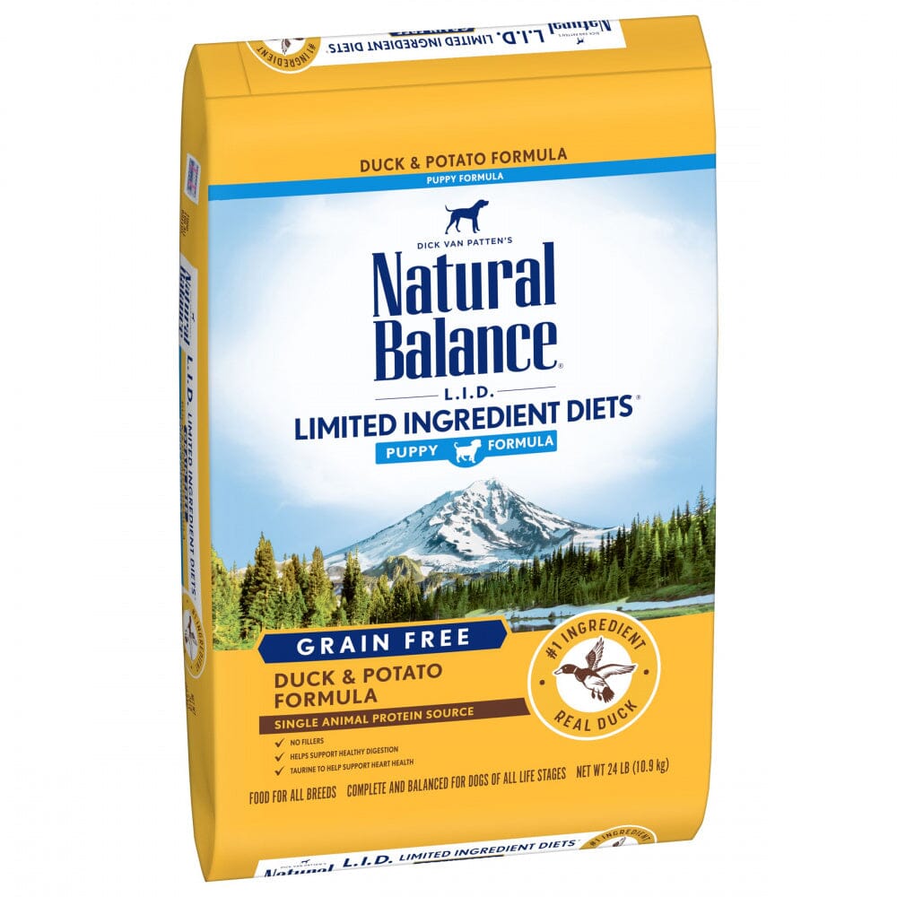 Natural Balance L.I.D. Limited Ingredient Diets Grain Free Potato and Duck Puppy Formula Dry Dog Food  