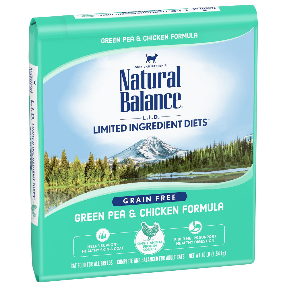 Natural Balance L.I.D. Limited Ingredient Diets Green Pea & Chicken Dry Cat Food  