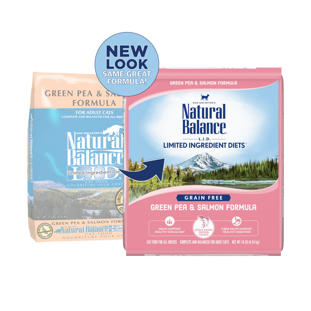 Natural Balance L.I.D. Limited Ingredient Diets Green Pea & Salmon Dry Cat Food  