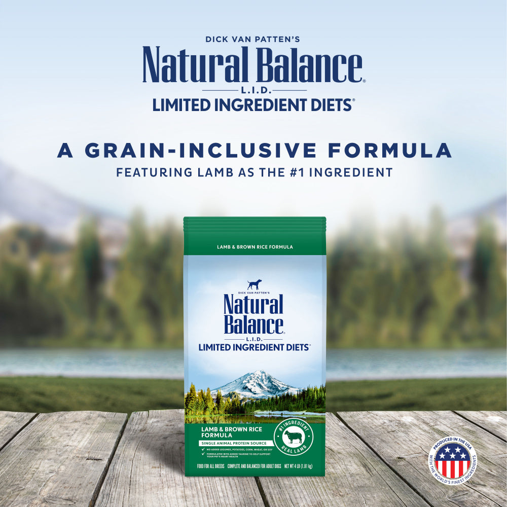 Natural Balance L.I.D. Limited Ingredient Diets Lamb & Brown Rice Formula Dry Dog Food  