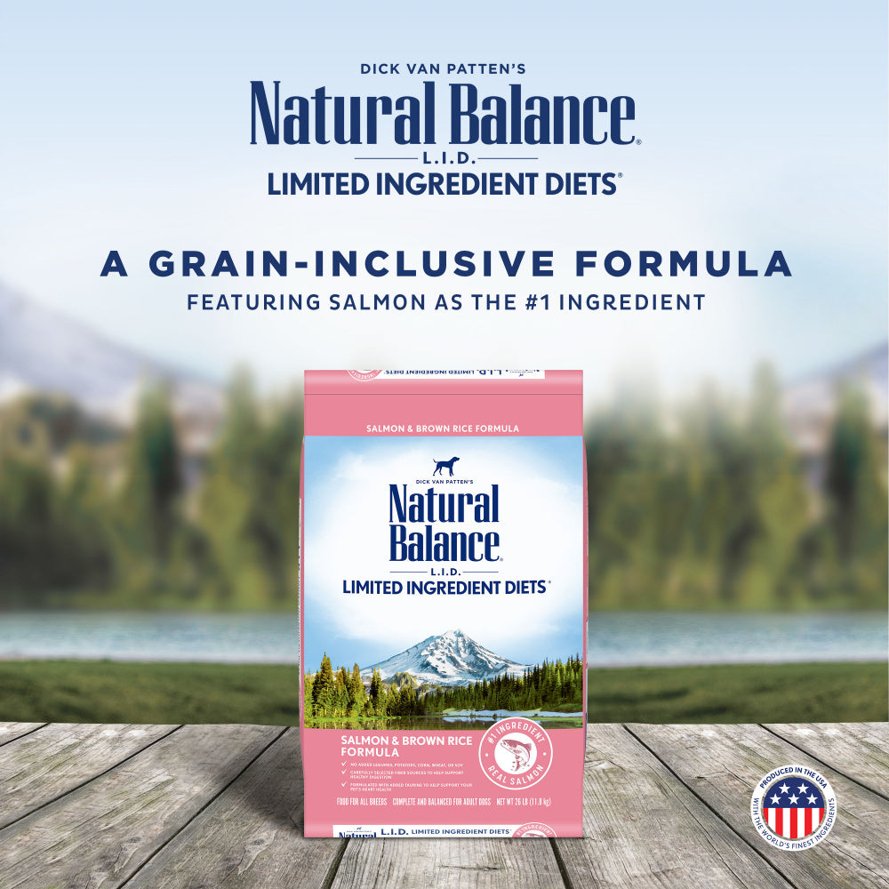 Natural Balance L.I.D. Limited Ingredient Diets Salmon & Brown Rice Formula Dry Dog Food  