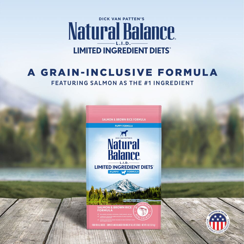 Natural Balance L.I.D. Limited Ingredient Diets Salmon & Brown Rice Puppy Formula Dry Dog Food  