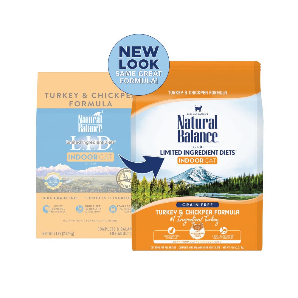 Natural Balance Limited Ingredient Diets Turkey & Chickpea Indoor Dry Cat Food  