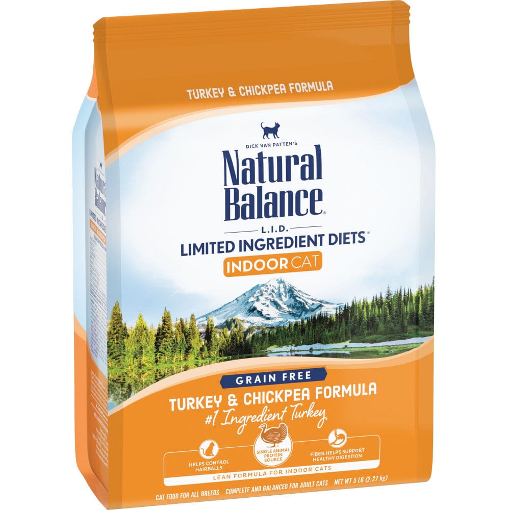 Natural Balance Limited Ingredient Diets Turkey & Chickpea Indoor Dry Cat Food  