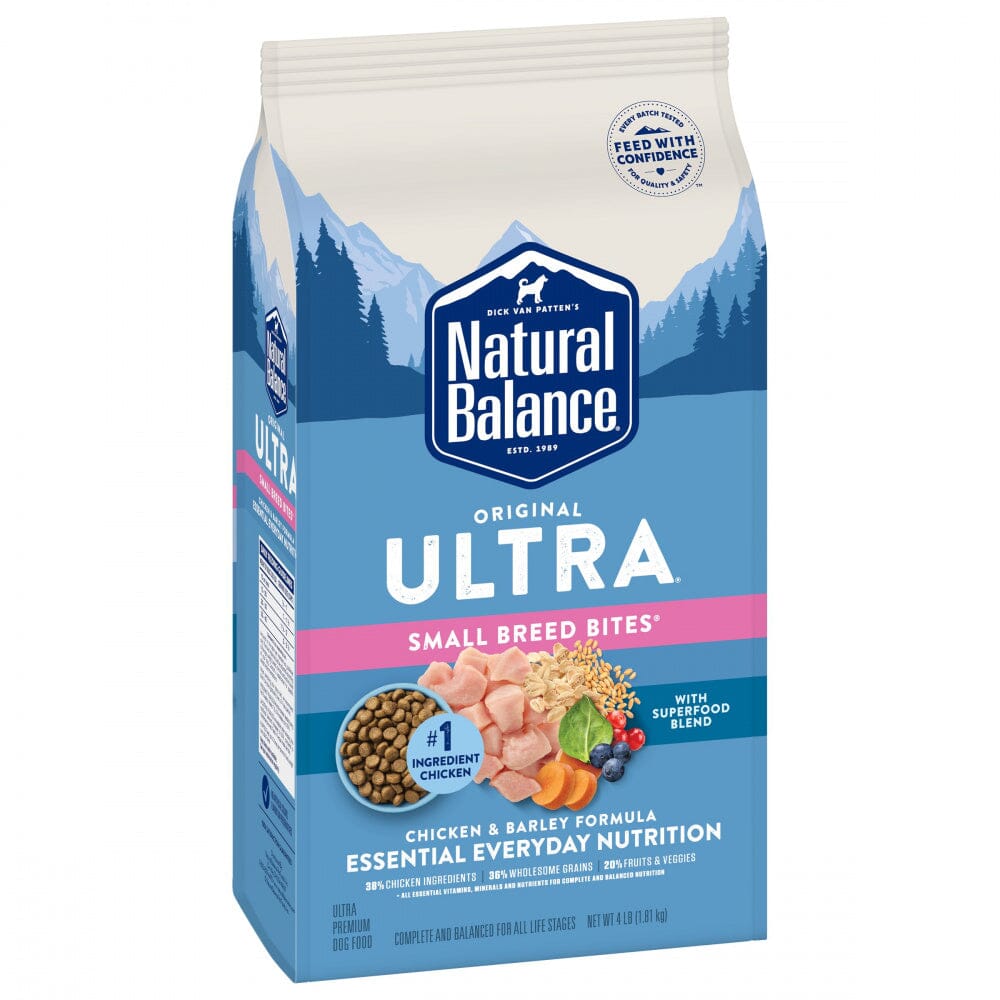 Natural Balance Original Ultra Chicken & Barley Formula Small Breed Bites Dry Dog Food  