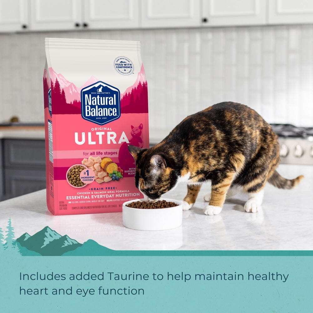 Natural Balance Original Ultra Senior Chicken & Salmon Meal Dry Cat Food Formula  