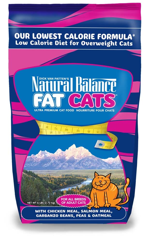 Natural Balance Pet Foods Fat Cats Low Calorie Dry Cat Food - Chicken & Salmon - 6 lb