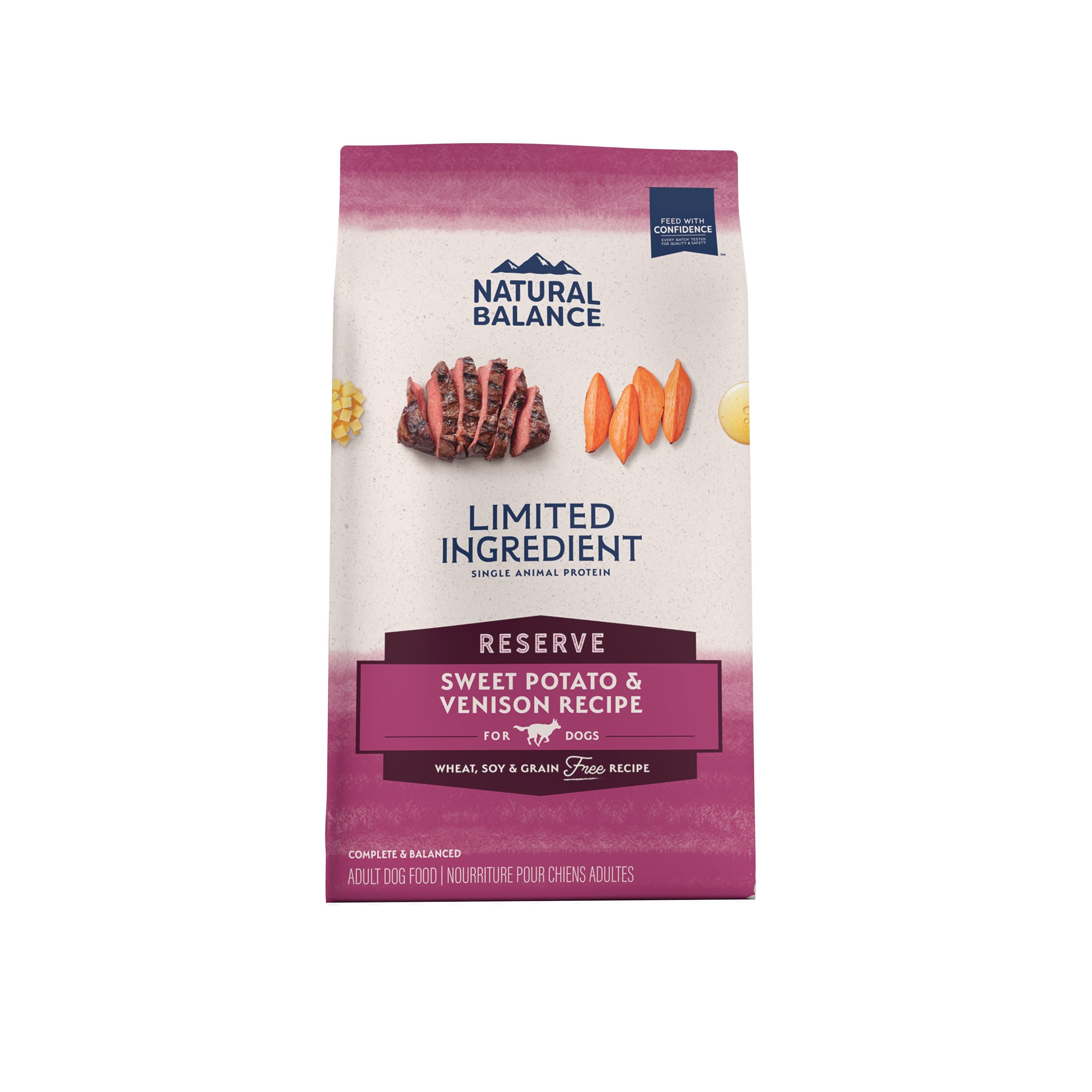 Natural Balance Pet Foods Limited Ingredient Diet Adult Dry Dog Food - Sweet Potato & Venison - 12 lb  