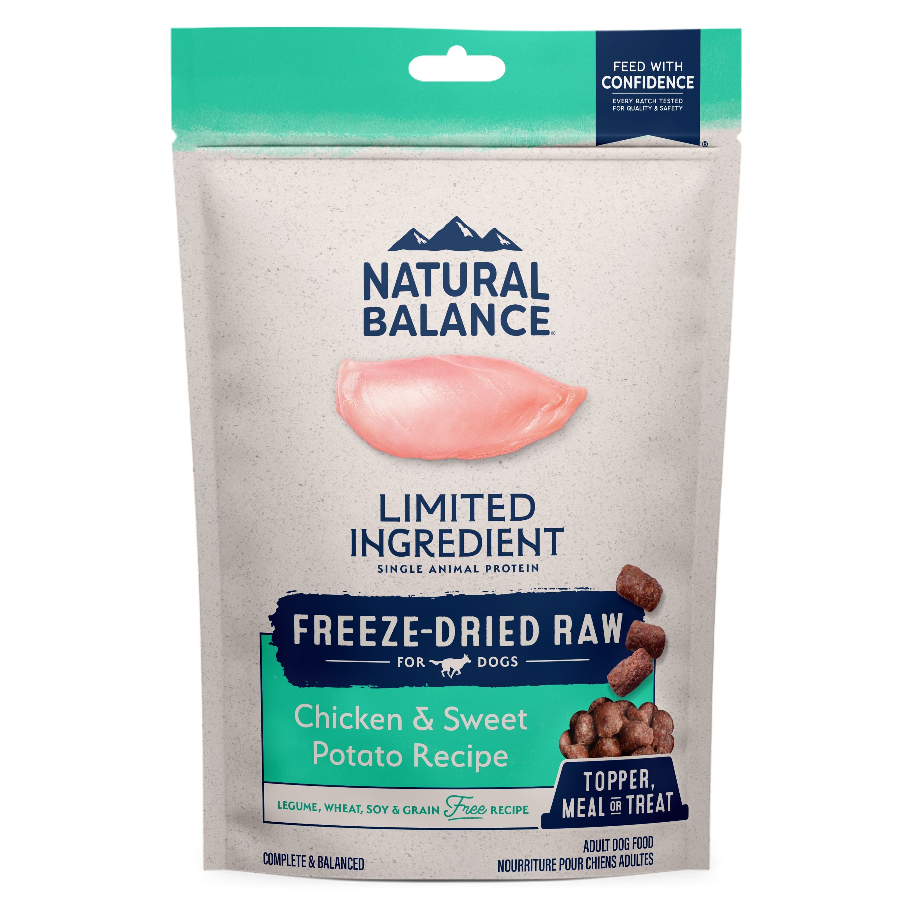 Natural Balance Pet Foods Limited Ingredient Diet Freeze Dried Dog Food - Chicken & Sweet Potato - 6 Oz  