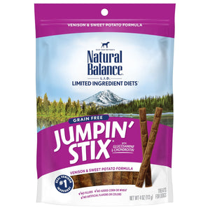 Natural Balance Pet Foods Limited Ingredient Diet Grain Free Jumpin' Stix Dog Treats - ...