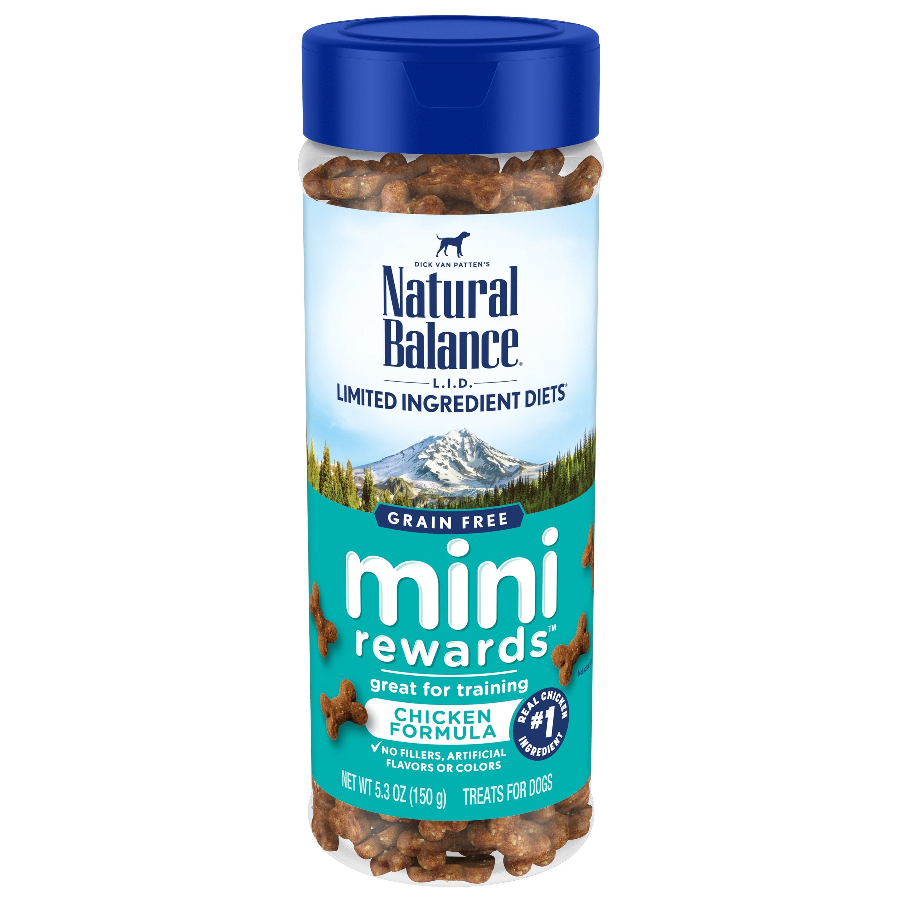 Natural Balance Pet Foods Limited Ingredient Diet Grain Free Mini Rewards Dog Treats - Chicken - 5.3 Oz  