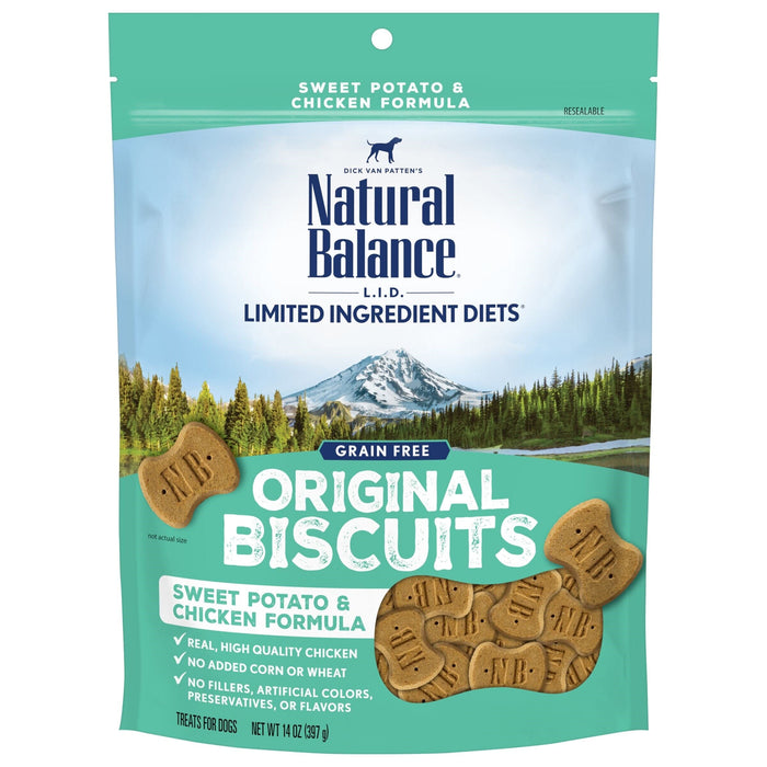 Natural Balance Pet Foods Limited Ingredient Treats Original Biscuits Dog Treats - Chic...