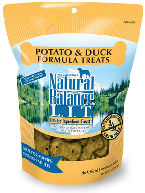 Natural Balance Pet Foods Limited Ingredient Treats Original Biscuits Dog Treats - Duck...