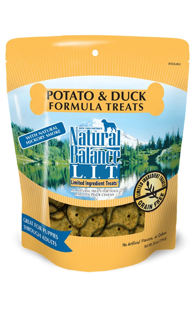 Natural Balance Pet Foods Limited Ingredient Treats Original Biscuits Dog Treats - Duck & Potato - 28 Oz  