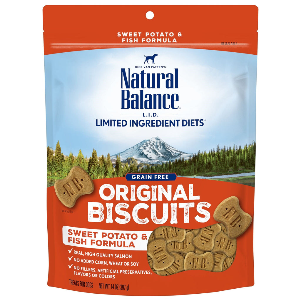 Natural Balance Pet Foods Limited Ingredient Treats Original Biscuits Dog Treats - Fish...