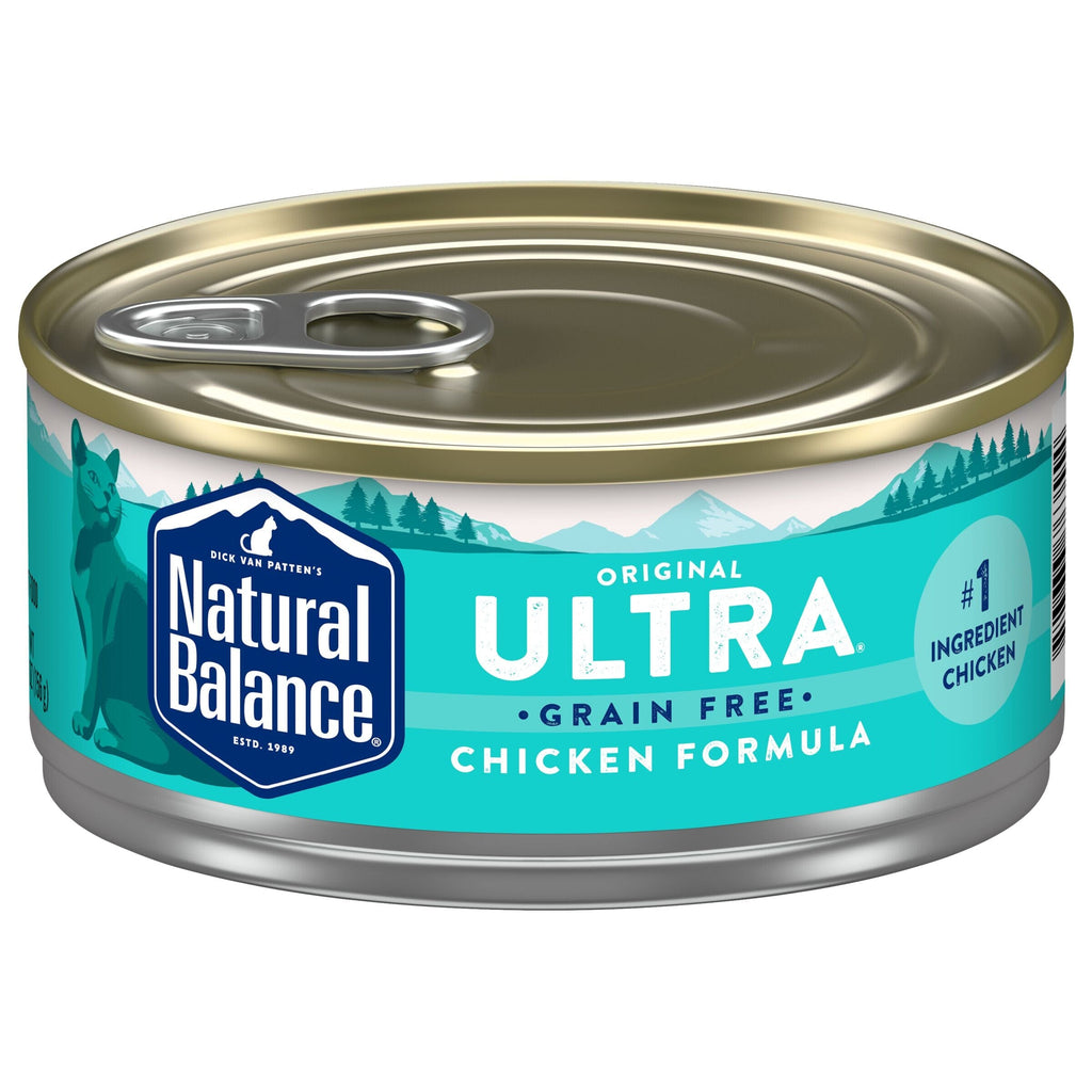 Natural Balance Pet Foods Original Ultra Grain Free Adult Wet Cat Food Chicken - 5.5 Oz...