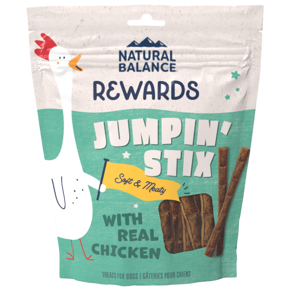 Natural Balance Pet Foods Rewards Jumpin' Stix Dog Treats - Chicken - 10 Oz  