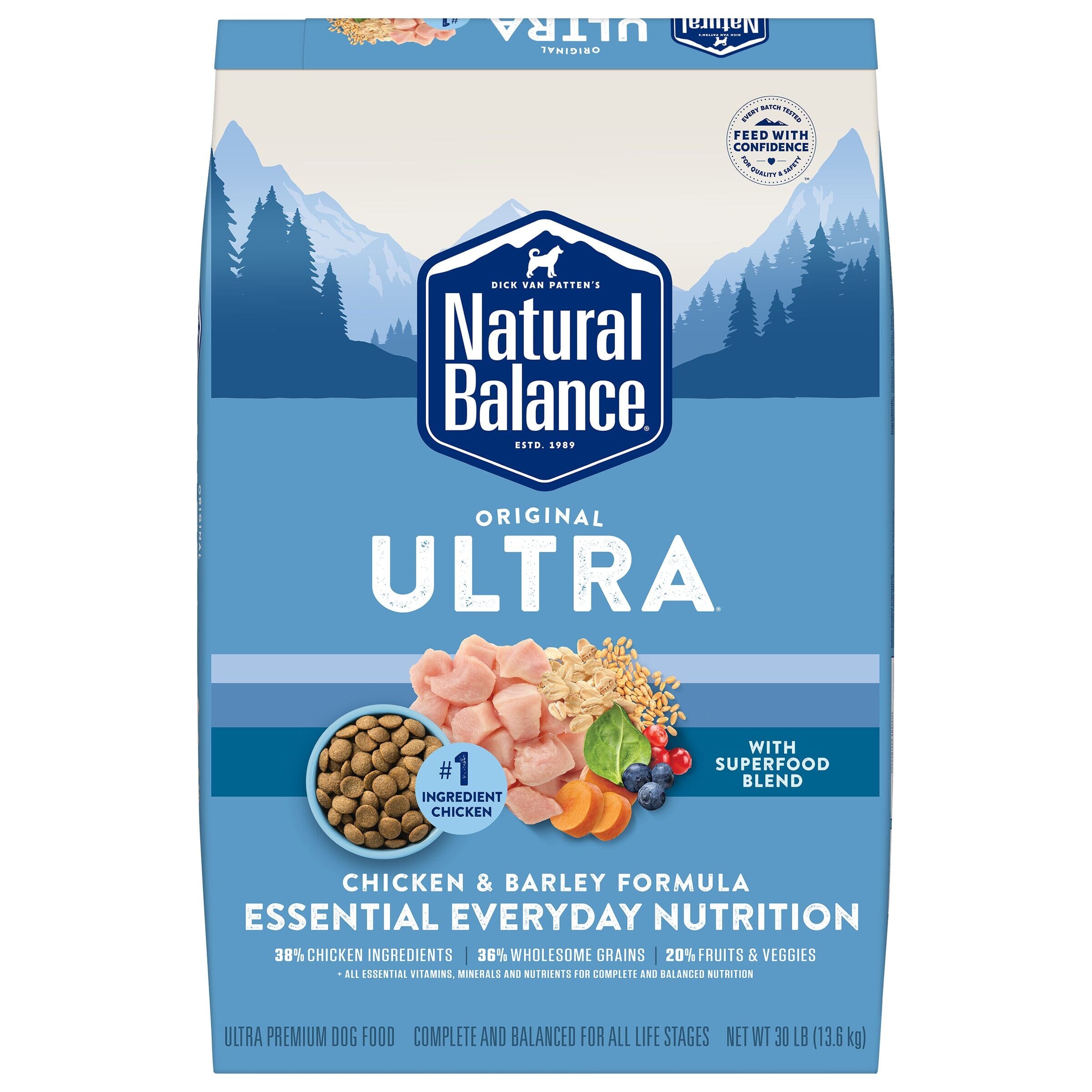 Natural Balance Pet Foods Ultra Dry Dog Food - Chicken - 30 lb  