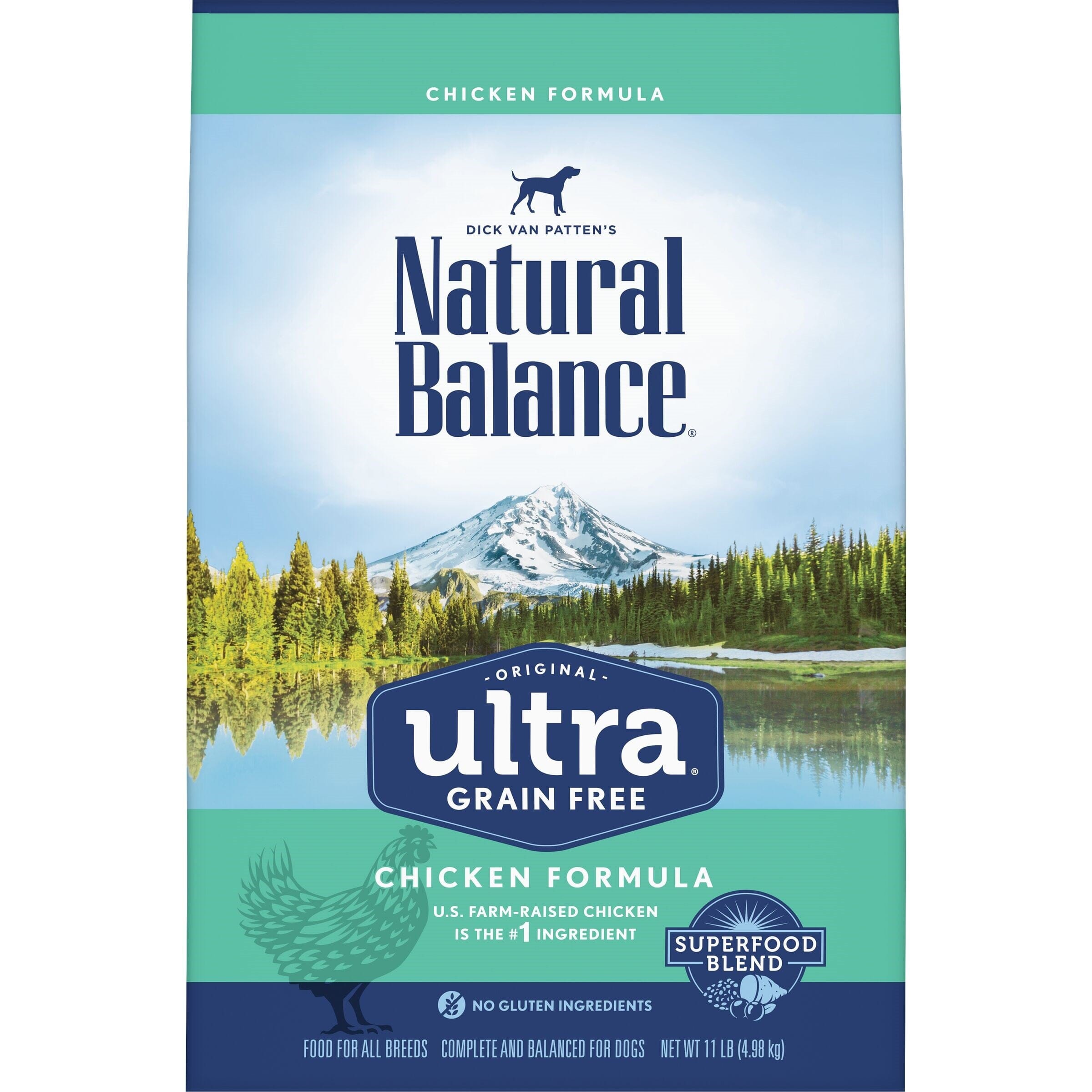 Natural Balance Pet Foods Ultra Grain Free Dry Dog Food - Chicken - 11 lb  