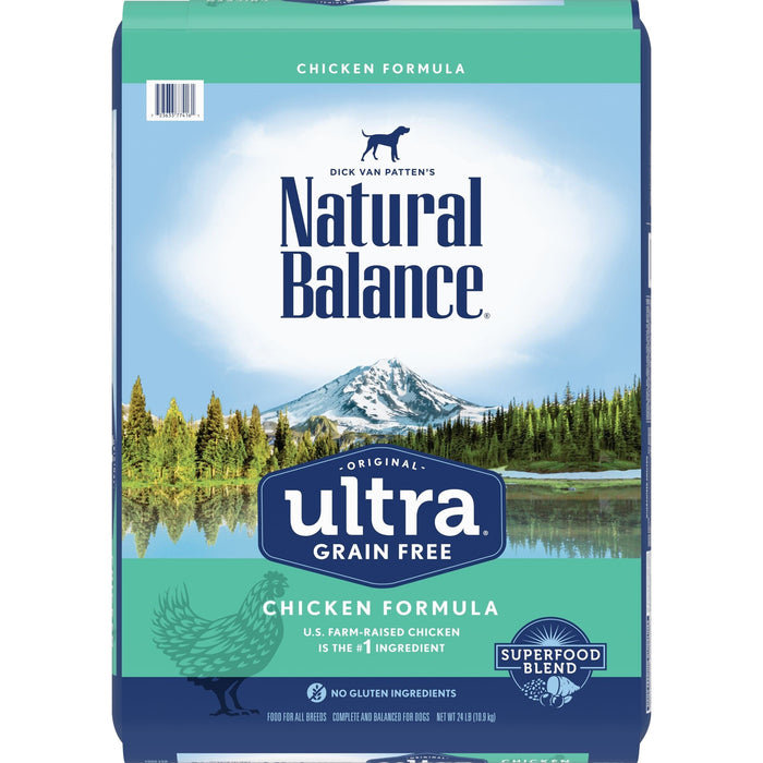Natural Balance Pet Foods Ultra Grain Free Dry Dog Food - Chicken - 24 lb