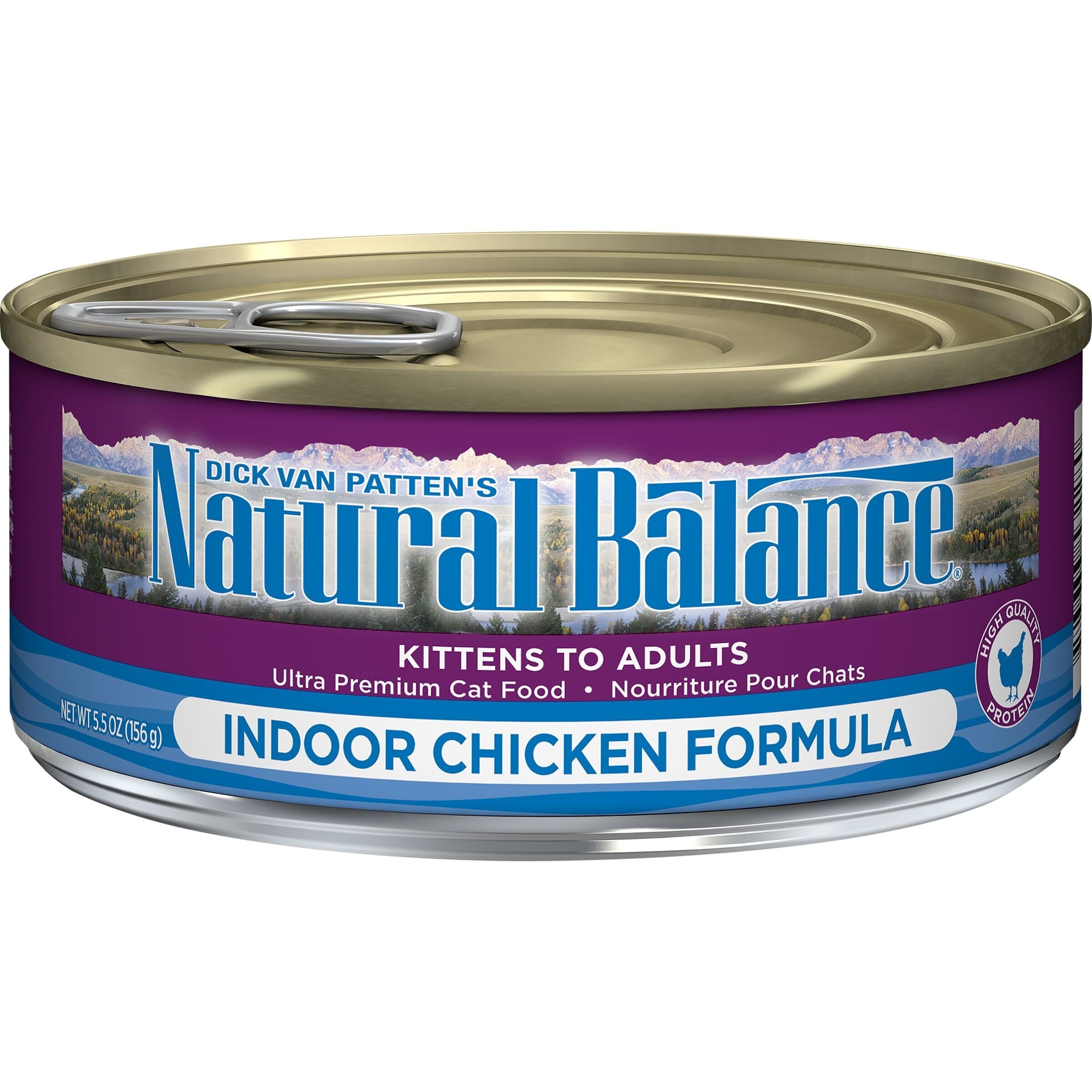 Natural Balance Pet Foods Ultra Premium Indoor Wet Cat Food Chicken - 5.5 Oz - Case of 24  