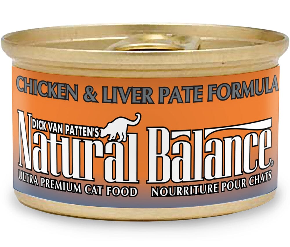 Natural Balance Pet Foods Ultra Premium Wet Cat Food Chicken & Liver Pate - 3 Oz - Case...