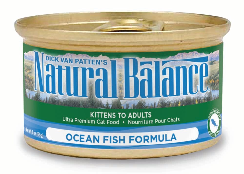 Natural Balance Pet Foods Ultra Premium Wet Cat Food Ocean Fish - 5.5 Oz - Case of 24  