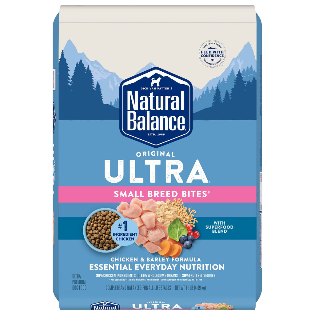 Natural Balance Pet Foods Ultra Small Breed Bites Dry Dog Food - Chicken - 11 lb  