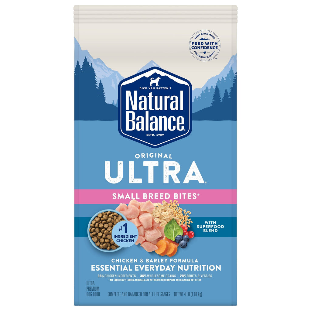 Natural Balance Pet Foods Ultra Small Breed Bites Dry Dog Food - Chicken - 4 lb  