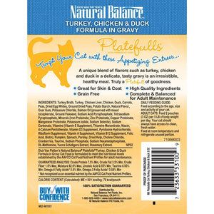 Natural Balance Platefulls Regular Grain Free Turkey Chicken and