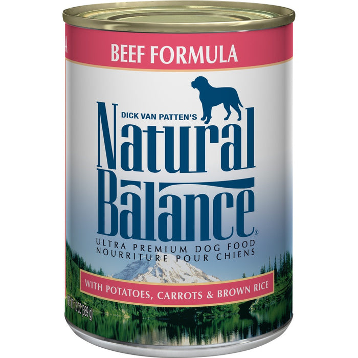 Natural Balance Ultra Premium Beef Formula Canned Dog Food