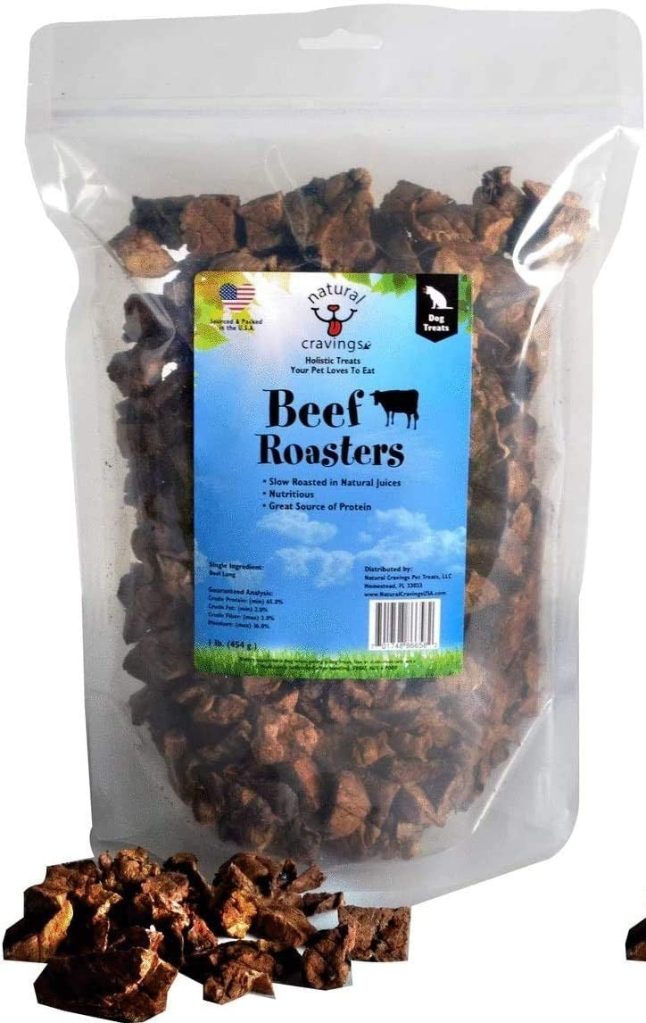 Natural Cravings USA Beef Roaster Bites Value Bag - 1 lb Bag  