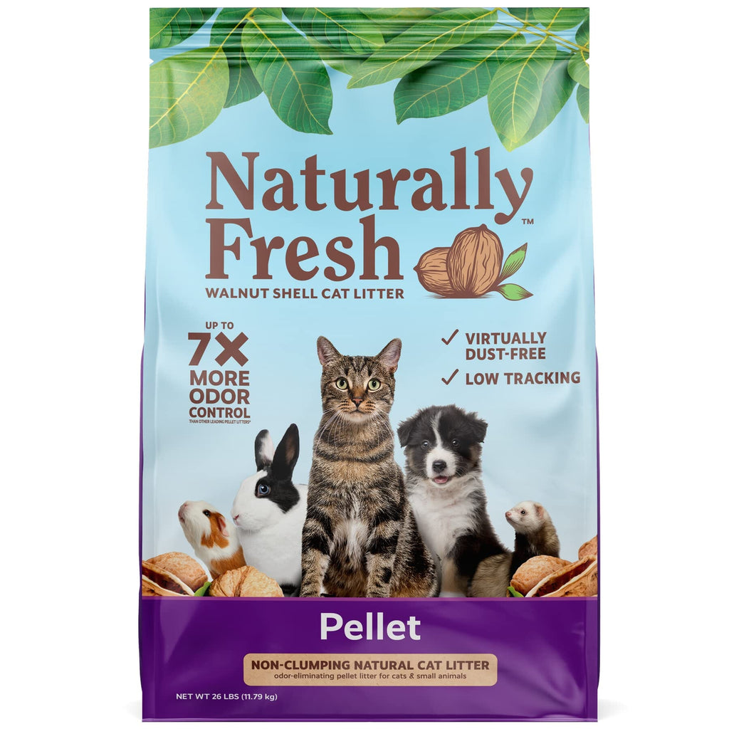Naturally Fresh® Non-Clumping Natural Pellet Litter for Cat and Small Animal - 26 Lbs  